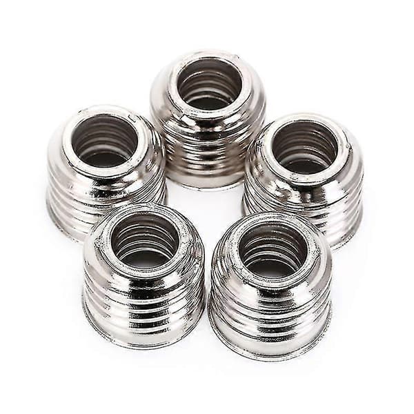 5x E27 til E14 Lampeholder Konverteringsfatning Pære Lampeholder Adapterstik ft