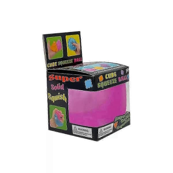 Fidget Toys Squishy Stress Cube, Kæmpe Stressbolde til børn og voksne, Squishy Angst Stresslindring Ice Fidget Cube Sugar Balls, Sensorisk legetøj
