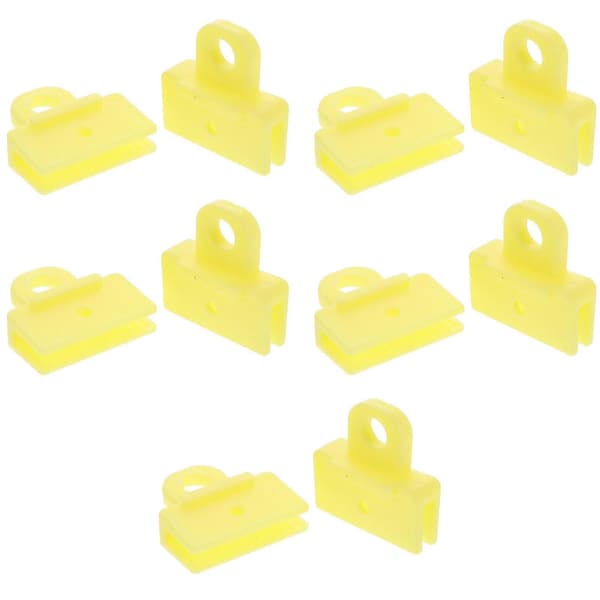 Beslag til vindueshejs, bildør, vinduesglaskanalclips, bilvedligeholdelse, plastglasholder, 10-pak