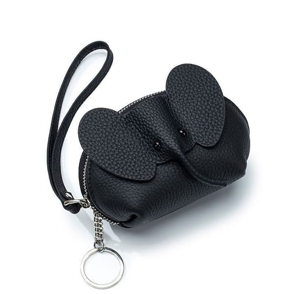 Creative Bag Short Wallet Genuine Leather Elephant Zero Wallet Women
