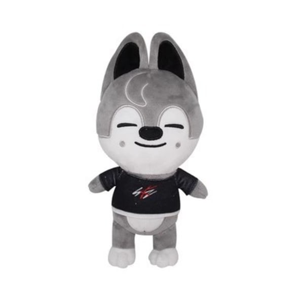 Cartoon Stray Kids Skzoo Plyschleksaker 21cm Plyschdjur Bbokari Wolf Chan Leebit Dwaekki Jinir Style 2