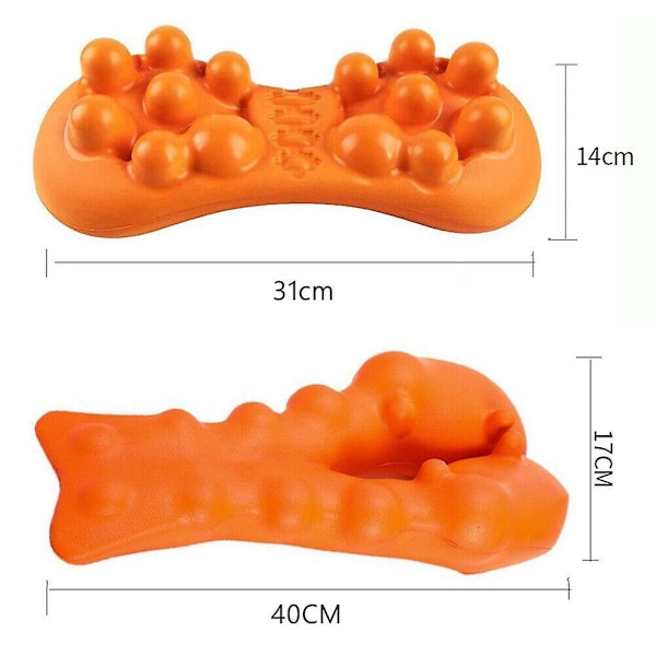 Nack- och axelmassageapparat i benform, bärbar ryggstödsdyna för hemmet Shoulder Neck Orange