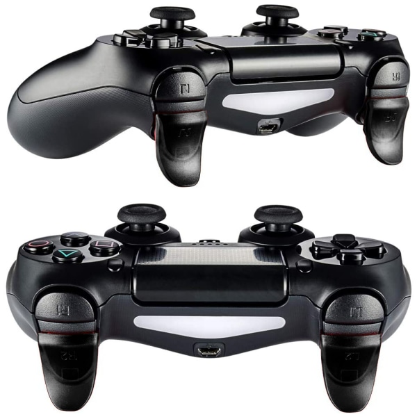 For PS4-avtrekkere L2 R2-knapper Knapper Skulderknapper Kit Tilbehør Reservedeler Kit-svart