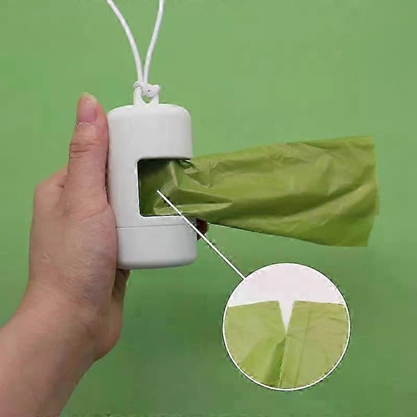 Bærbar poseholder til hundeaffald, luksuriøs holder til hundepose-dispenser Yellow