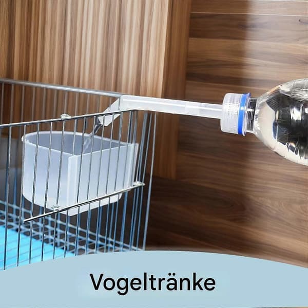 Fuglefoder-påfylder - Fuglevandingsautomat, lang drikke-injektor, påfyldningsværktøj til papegøjer og dværgpapegøjer