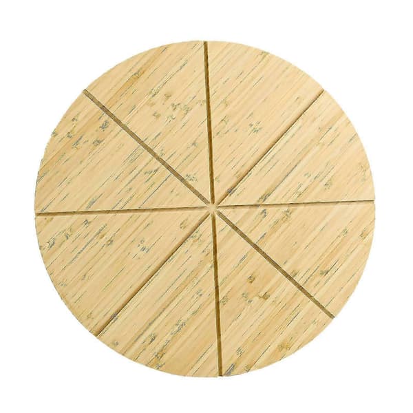 Pizzaleikkuulauta Bambu Pizzatarjotin Ruoanvalmistusalusta Juustotarjotin 26-27