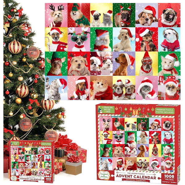 Jigsaw Puzzle Advent Calendar, Advent Calendar with 1008 Piece Animal Jigsaw Puzzle | Powered by Discuz! 24 Unit Christmas Jigsaw Puzzle