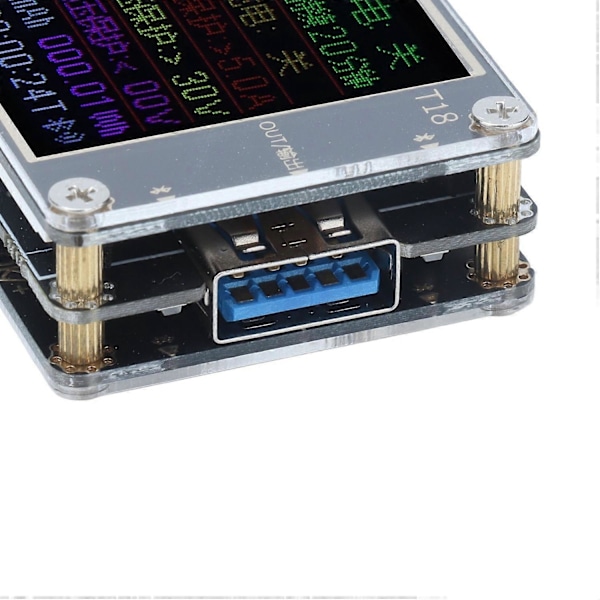 USB-strömmätare, ström- och spänningsmonitor, voltmeter, amperemeter, laddare, effekttestare, PD-batterikapacitet M