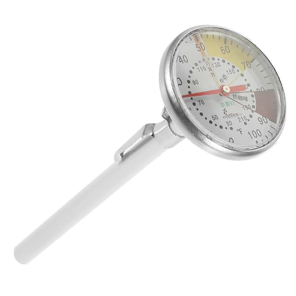 Termometer Kaffe Mjölktermometer för Kaffe Espresso Cappuccino Hemmabruk Silver 14.0X5.0X5.0CM 1Set