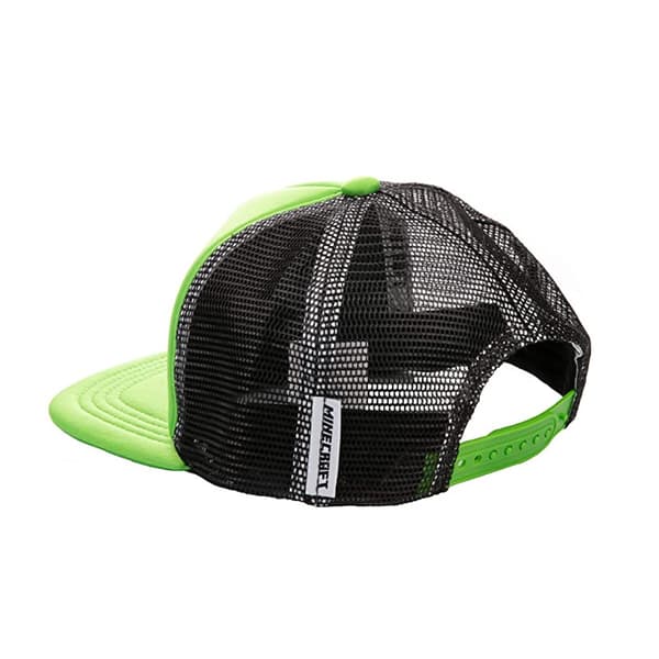MH-Minecraft Baseball Cap for Boys, Trucker Hat with Creeper, Wide