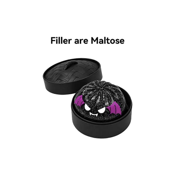 Maltose Black Devil Bun Squishy-leketøy til Halloween