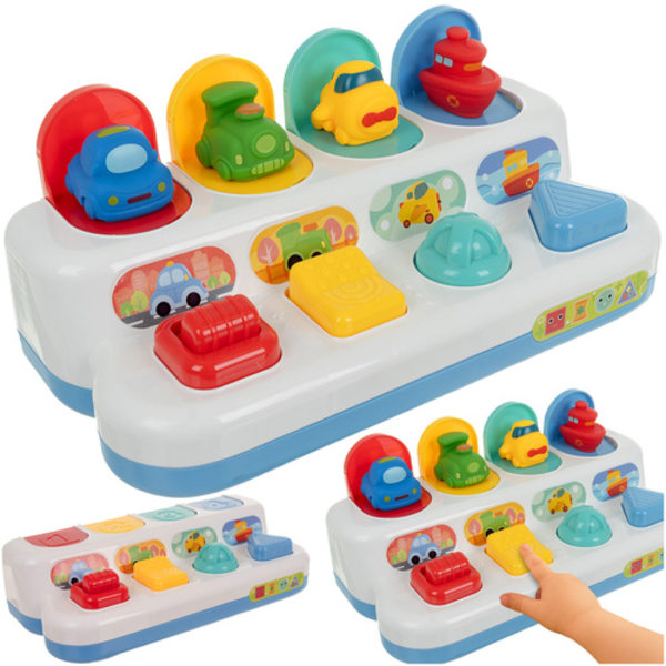Interactive Educational Toy with Pop-Up Vehicles, 18+ Months 535