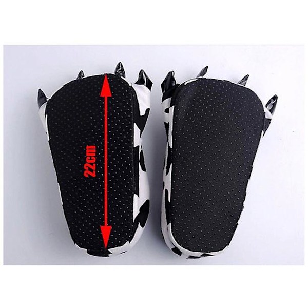 3-12 Vuotta Talvi Yksisarvis Tossut Vauva Poika Tyttö Tossut Pehmeät Pehmo Makuuhuone Kotitossut Sisätiloihin Karvaiset Vauva Lapset Blue M(Length 26cm)