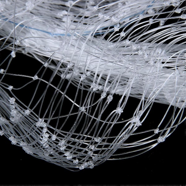 2,5 cm Rutmönster Trädgård Transparent Nylon Fågelnät Balkong Fruktträd Skydd Damm Gröda Växt Täck