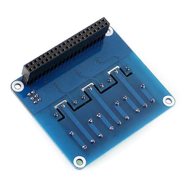 Waveshare 5V 3-kanals relämodul expansionskort Breakout Shield HAT Kit för RPI Raspberry Pi Zero