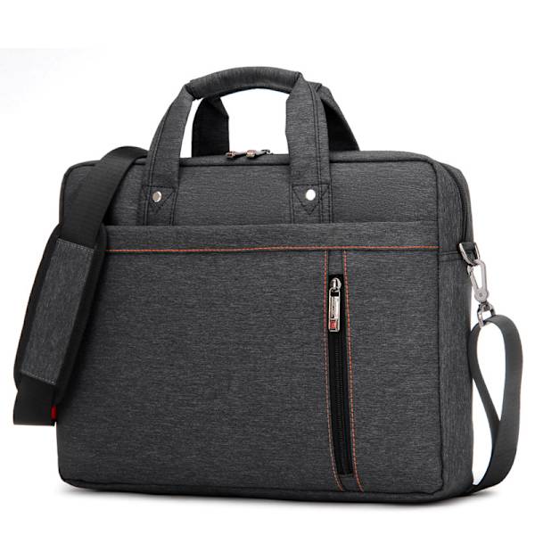 13,3 tommers, luksuriøs vanntett nylon holdbar bærbar PC messenger bag-veske med konveks bufferpute