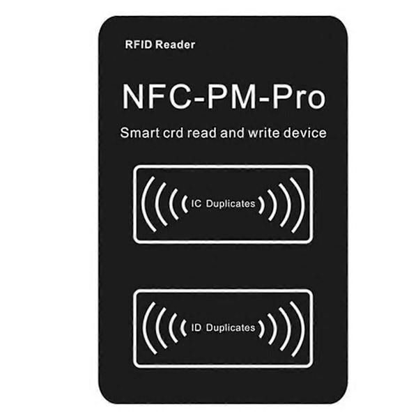 RFID Smart Chip-läsare PM PRO Dekoder + 5XUID Kort NFC Nyckelkopierare 13,56Mhz 125Khz Badge Skriv Token I