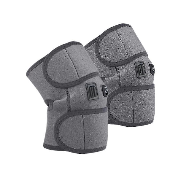Fysioterapi Knæledssmerter Lindring Varmebehandling Knæpude 3 Temperaturer Gigt Knæ Støttebandage 2PCS UK PLUG