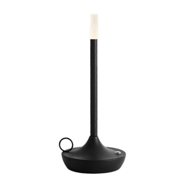Aladdin Ljusstake Bordlampa Uppladdningsbar Varm Ljus Ljusstake Middag Atmosfär Bordlampa Svart