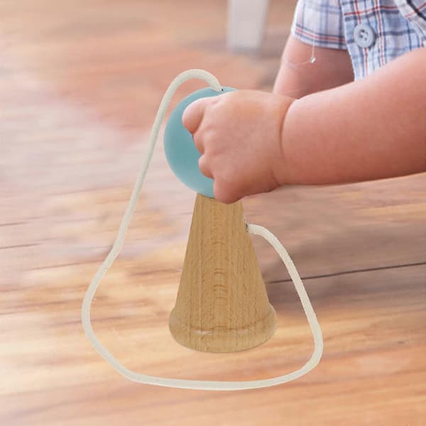 Blåt Træ Kendama Legetøj til Håndfærdighedslegetøj Koordinationsøvelse