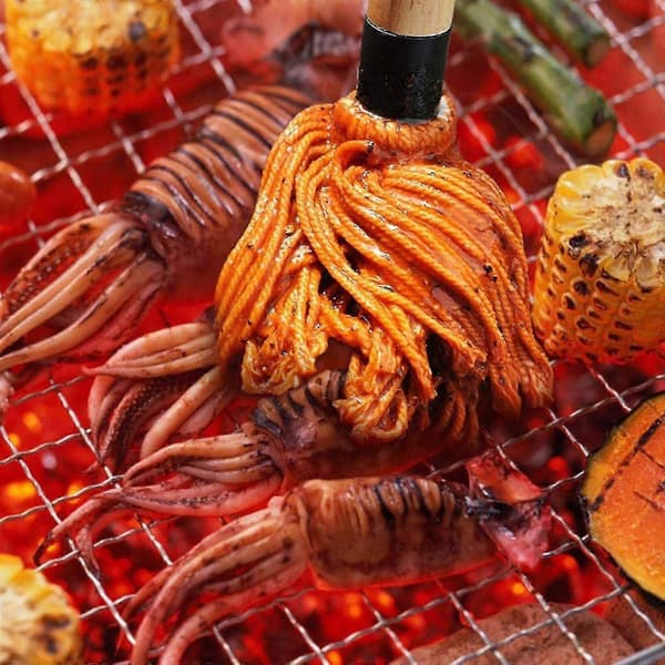 BBQ-sivelymopit 18 tuuman grillisivellin puisella pitkällä varrella f74