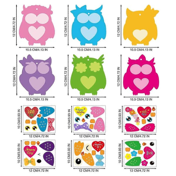 DIY Ugle Valentinsdag-kortsæt