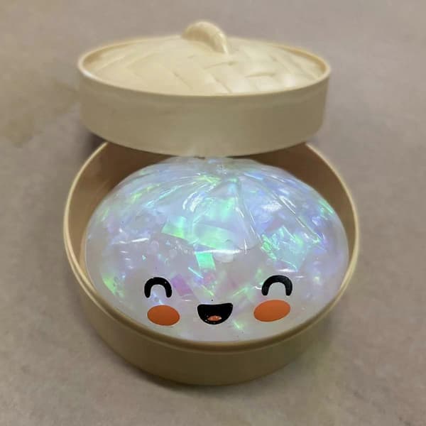 TOP2026 Crazy Fun Rainbow Mystery Squishy Bun Mystery Dumpling -lelu 2PCS