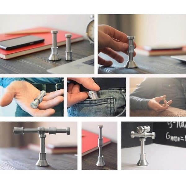 Mini Moon Drop Gravity Defying Earth for Mars Fidget Håndspinner Skrivebordslegetøj til Kreativ DIY Dekompression Stressaflastning Slider til Børn Voksne