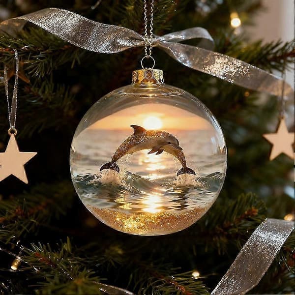 2026 Ocean- och Skogsjulgranskulor Samling Minnesdekoration