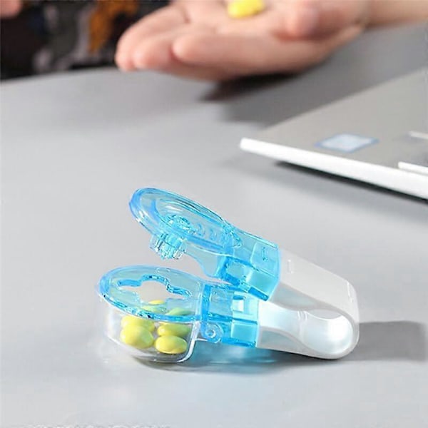 3 st Pillertagare, Bärbar Pillertagare, Pillerkutter, Tablettdispenser, Bärbar