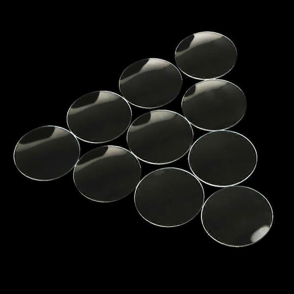 2-4-pack 10 delar kupolformat mineralglas klocklins ersättningsdelar urmakare