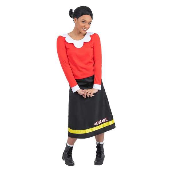 Dame/kvinde Olive Oyl kostume