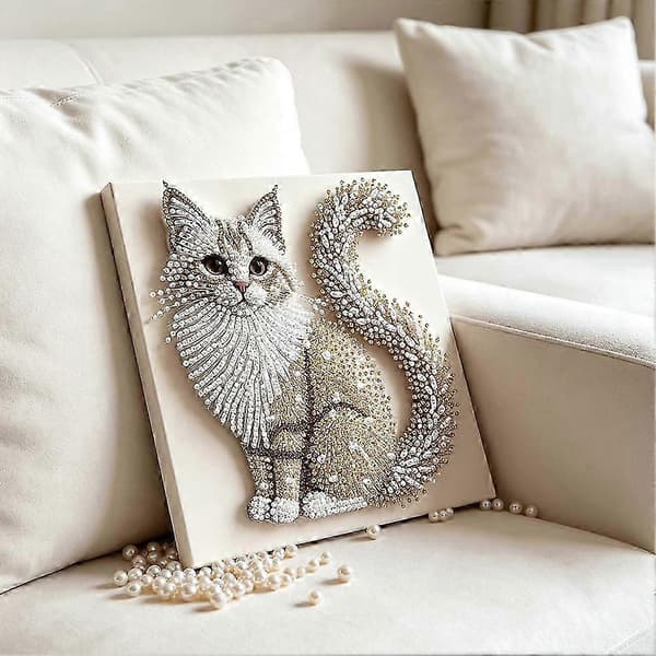 Lustrous Round Bead Art Canvas Kit