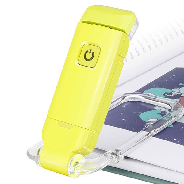 USB Mini Øjenvenlig Sammenfoldelig Bogklemme Lampe, grøn green