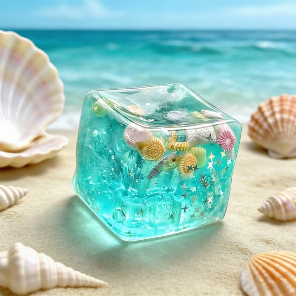 Ice Cube Squishy Stressbold, Blødt Sensorisk Klemmelegetøj med Langsom Stigende Effekt, Afslappende Fidget Legetøj til Stresslindring og Daglig Brug 3pcs