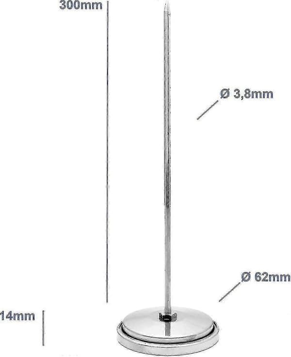 Termometer för vedugn / pizzaugn / stenugn - 400C / 30C analog, bimetallisk