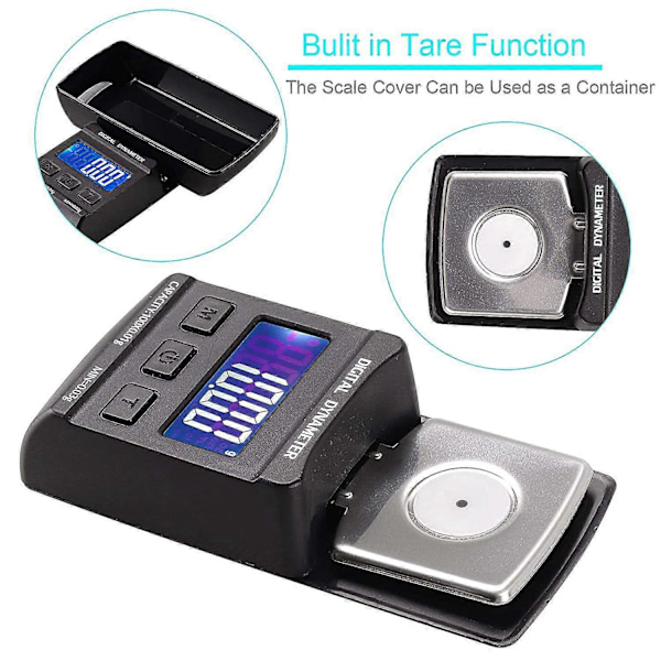 100G / 0,01G Digital platespiller stylus kraftmåler LP platespiller nåltrykkmåler med 10G C
