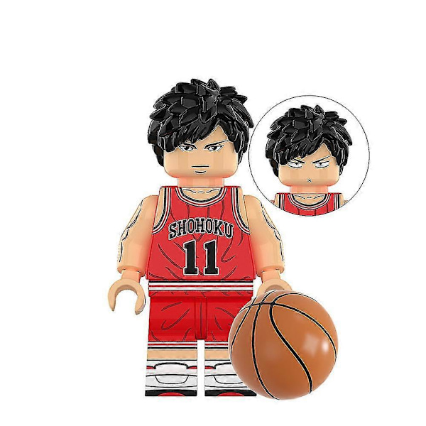 8 stk./sæt The First Slam Dunk Byggeklodser Mini Figurer Actionfigurer Samleobjekt Legetøj Dekoration Børnefødselsdagsgave