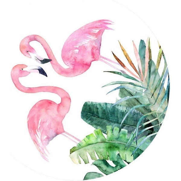 Flamingo Golvdekor Djurmotiv Golvdekaler Väggdekaler Badrumsväggdekaler Halksäkra Dekaler
