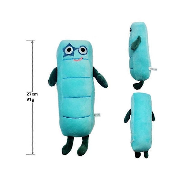 Ny numberblocks plysjleke barn digital animasjon plysjdukke byggekloss digital plysjleke F