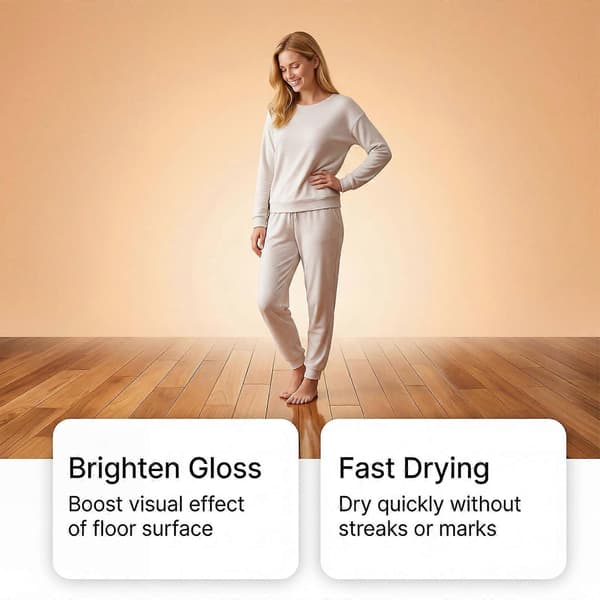 Multipurpose Floor Polish, Quick-Drying and Streak-Free, Pet-Friendly Home Environment, 150 ml