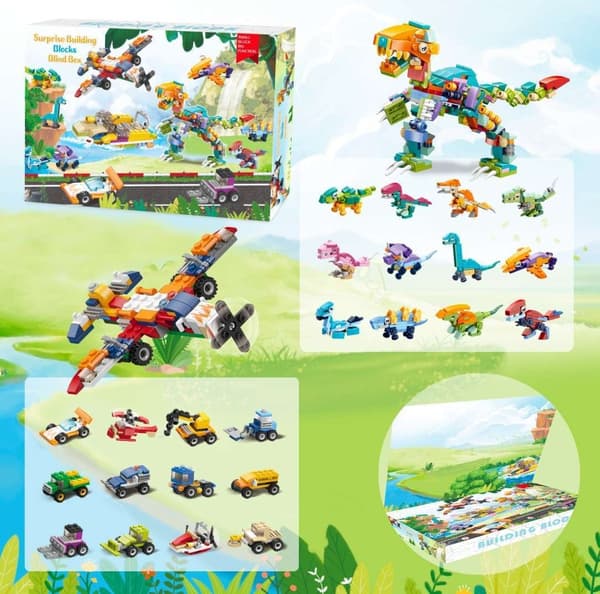 Adventskalender Leksaksbilar & Dinosaurier - Julkalender 2025 multifärg multicolor