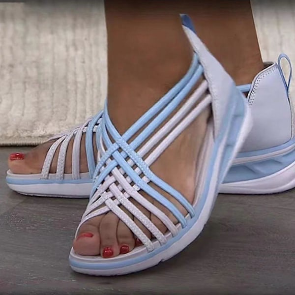 Ortopediska Sandaler Komfort Premium Casual Kila Sandaler för Sommar Utomhus
