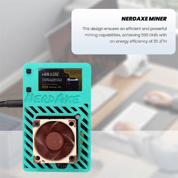 NerdAxe Miner Bitaxe 500Gh/S BM1366 ASIC Avoimen Lähdekoodin Arpajaislouhija Nerdminer BTC Louhija Super Hiljainen