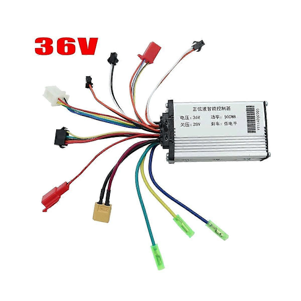 36V 500W Kontroller+MR-100 LCD Display Dashboard Meter for Elektrisk Sparkesykkel Tilbehør