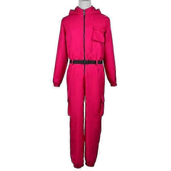 Squid Game 2 Voksen Trekantvagt Jumpsuit