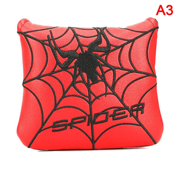 Square Mallet Putter Cover Golf Headcover til TaylorMade Spider A3