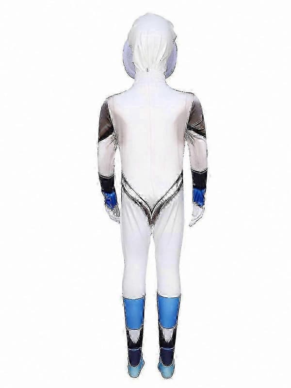 Astro Bot Cosplay Jumpsuit för Halloweenfestdräkt