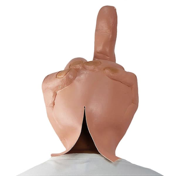 Forakt for langfinger-masken Halloween-parodimaske