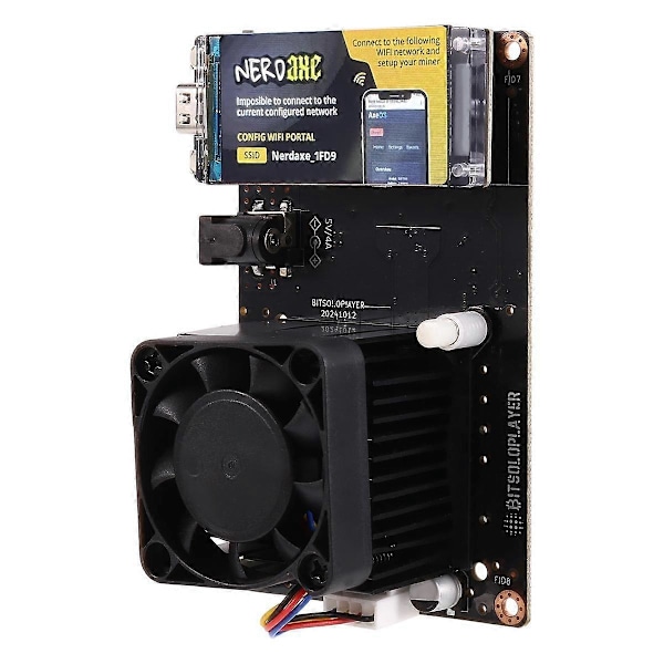 NerdAxe NerdMiner Miner Bitaxe 500Gh/S Solo Lottery BTC Miner BM1366 ASIC Chip Lottery Mining Miner
